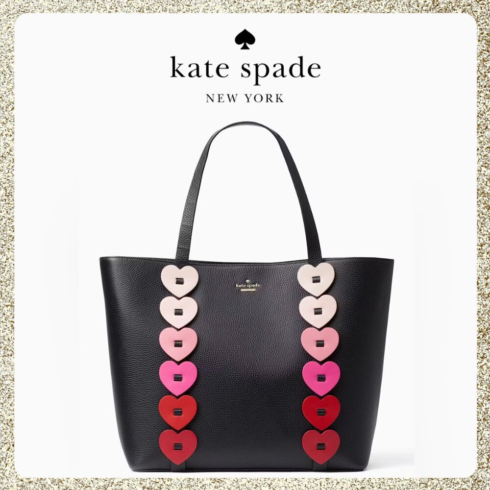 ♠️ kate spade "Yours Truly" Ombré Heart Medium Tote EUC